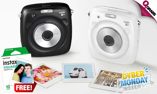 Fujifilm SQ10 Instax Camera with FREE One Pack Square Film!